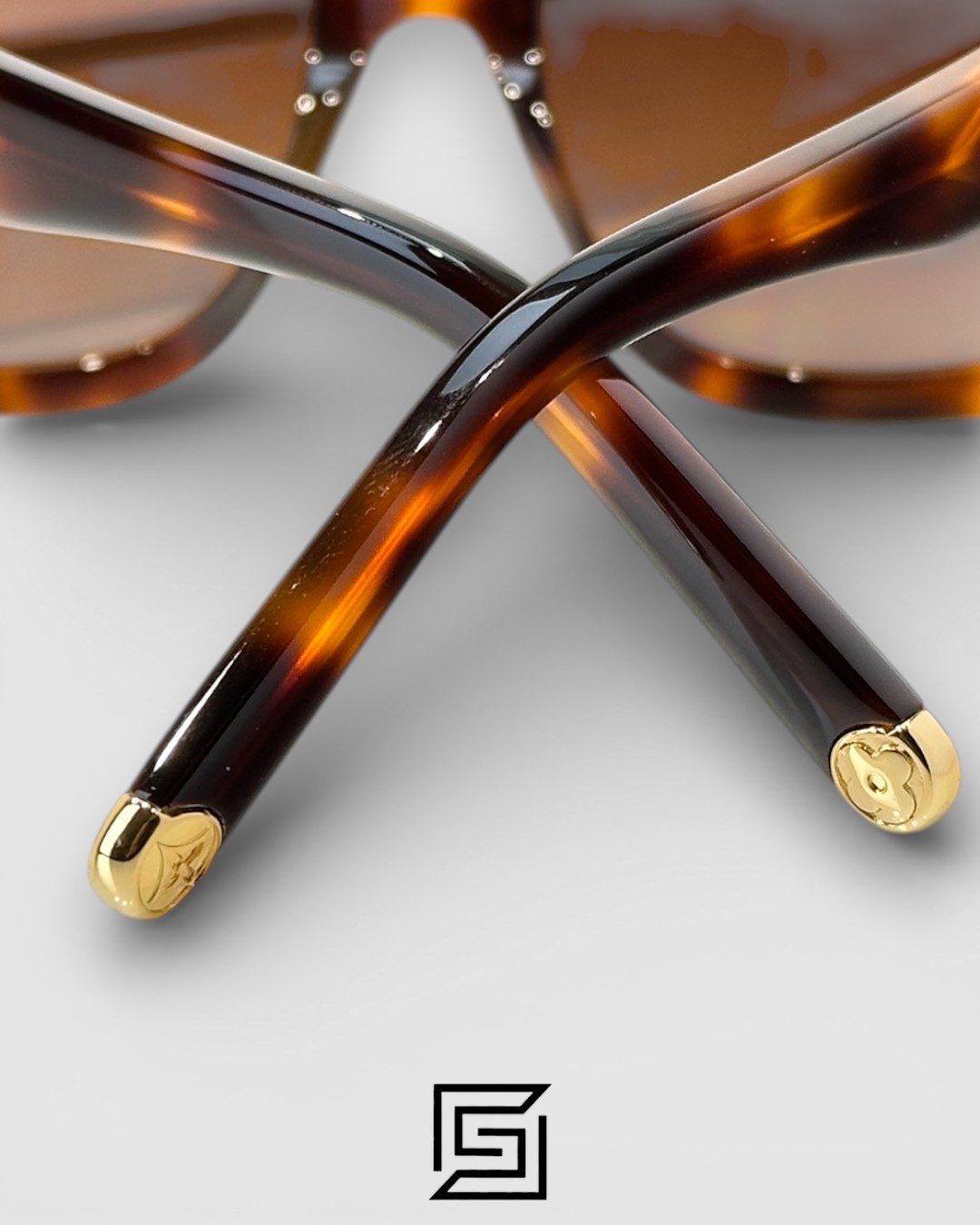 Louis Vuitton Z1524E Tiger Brown Frame with Honey Lenses - Image 6