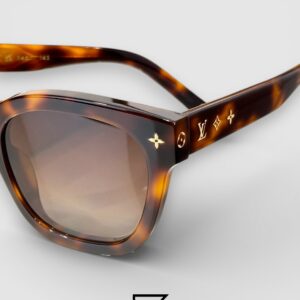 Louis Vuitton Z1524E Tiger Brown Frame with Honey Lenses - Image 4