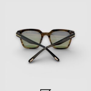 Tom Ford TF1162 Green Lenses and Tortoise Brown Frame Luxury Sunglasses - Image 4