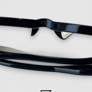 Dior Signature S13F Black Lenses and Black Frame with Gold Logo Luxury Sunglasses - Image 5