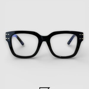 ⁦Dior Signature S51 Black Frame with Gold Logo Luxury Optical Glasses⁩ - الصورة ⁦2⁩