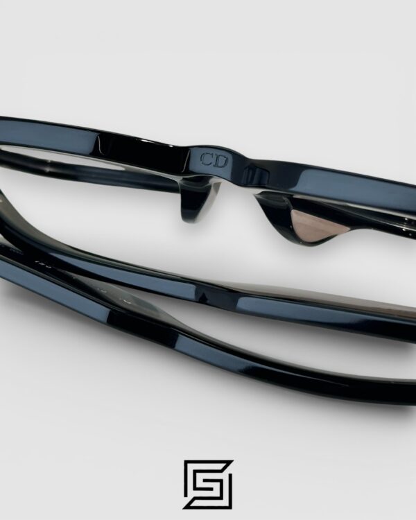 Dior Signature S51 Black Frame with Gold Logo Luxury Optical Glasses