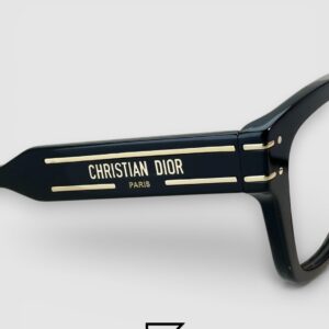 ⁦Dior Signature S51 Black Frame with Gold Logo Luxury Optical Glasses⁩ - الصورة ⁦6⁩