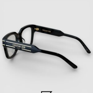 ⁦Dior Signature S51 Black Frame with Gold Logo Luxury Optical Glasses⁩ - الصورة ⁦4⁩