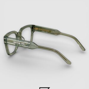 ⁦Dior Signature S51 Transparent Green with Gold Logo Luxury Optical Glasses⁩ - الصورة ⁦3⁩