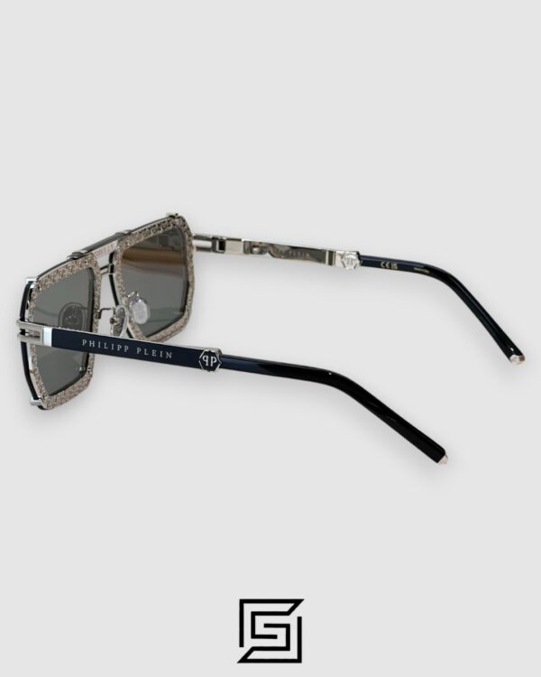 PHILIP PELEN LEGACY SPP131 Silver Mirror Lenses and Silver Frame Luxury Navigator Sunglasses
