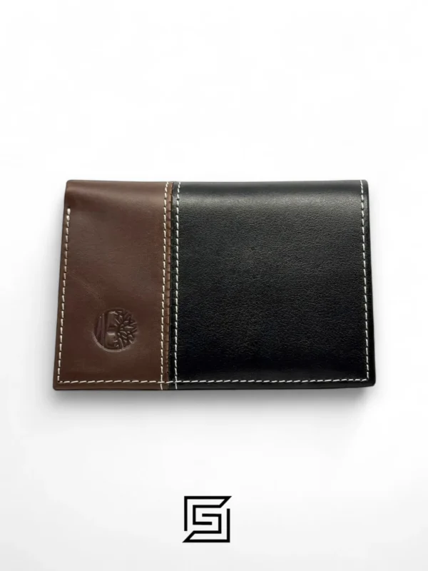 Leather,Wallets,Men wallets PASSCASE WALLET TRIFOLD 3 LINES/BROWN Timberland