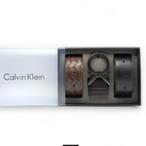 Belts,Leather,Men Calvin Klein leather CK BELT SET BLACK BOX Model 1 Calvin Klein