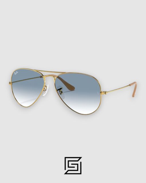 Alternative view of Ray Ban RB3044 AVIATOR SMALL 52 Sunglasses Unisex