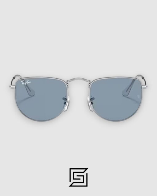 Alternative view of Ray Ban RB3958 SILVER - BLUE Sunglasses Unisex