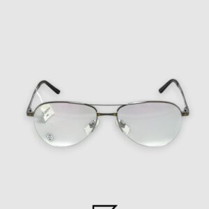 ⁦Cartier 5504464 Titanium Optical Glasses - Rimless Silver Aviator Frame⁩ - الصورة ⁦2⁩