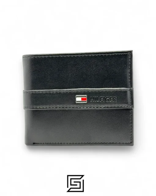 Leather,Wallets,Men wallets New Box TOMMY SINGLE WALLET  LINE HILFIGER LOGO/BLACK Tommy Hilfiger