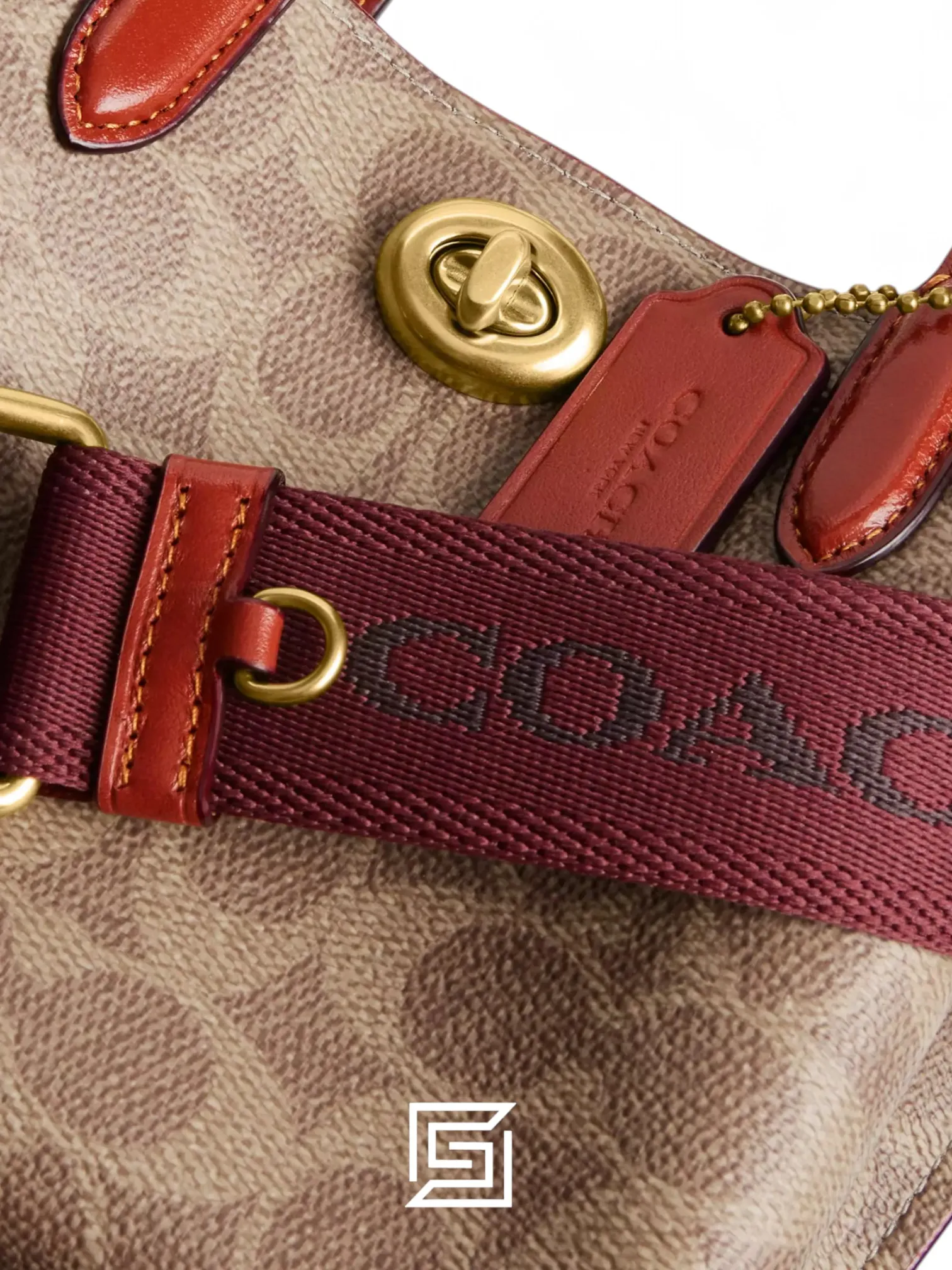 Bags,Leather,Women Coach leather WILLOW TOTE BAG 18 IN SIGNATURE CANVAS CW550 Coach