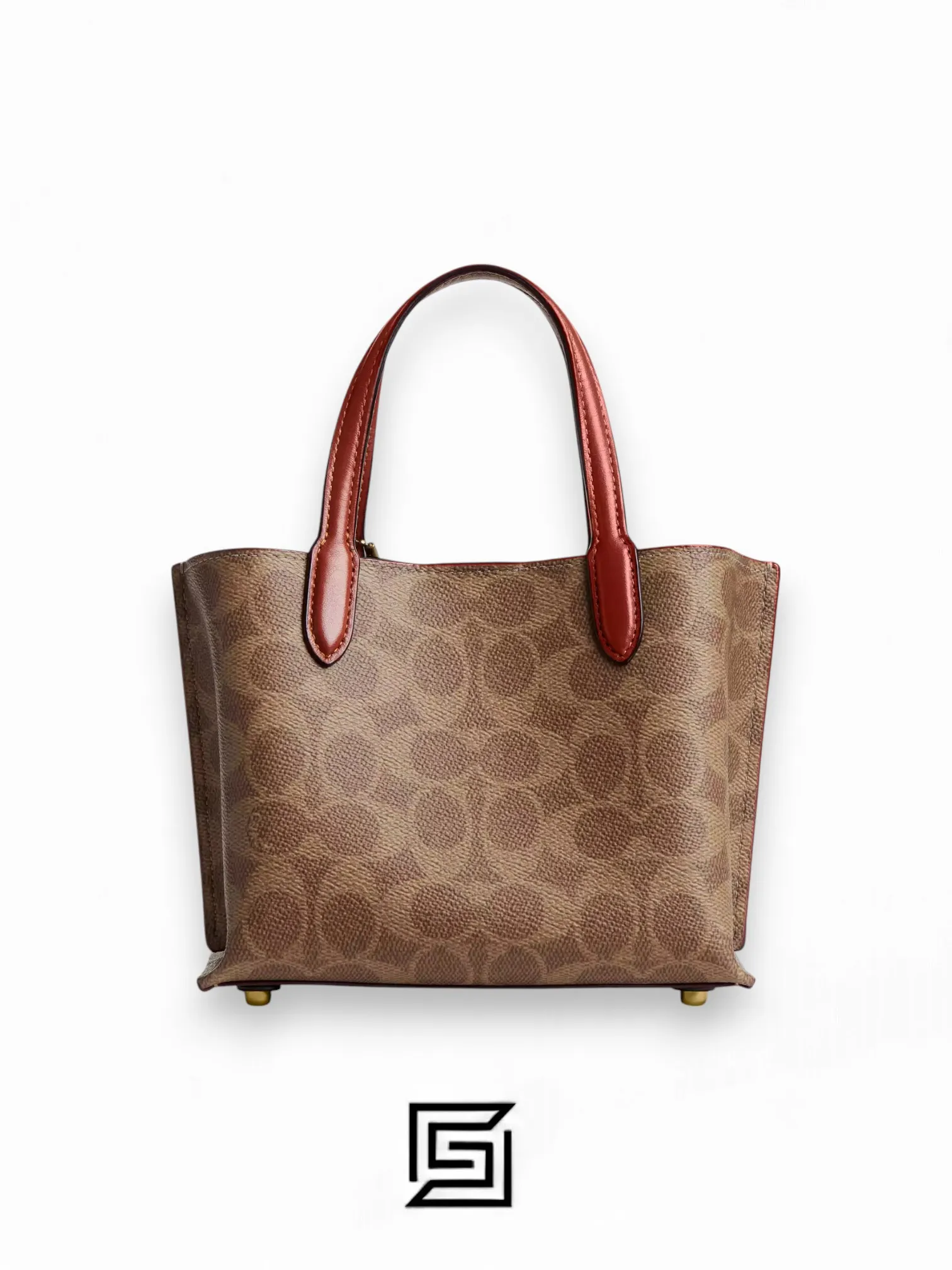 Bags,Leather,Women Coach leather WILLOW TOTE BAG 18 IN SIGNATURE CANVAS CW550 Coach