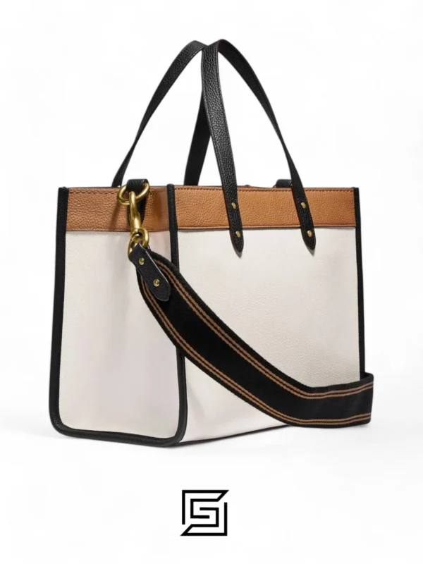 Bags,Leather,Women leather Field Tote 30 In Colorblock With Coach Badge C0777 Coach