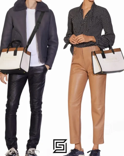 Bags,Leather,Women leather Field Tote 30 In Colorblock With Coach Badge C0777 Coach