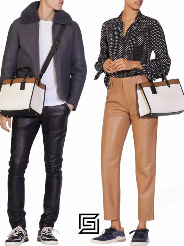 Bags,Leather,Women leather Field Tote 30 In Colorblock With Coach Badge C0777 Coach