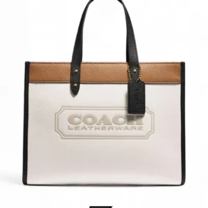 Bags,Leather,Women leather Field Tote 30 In Colorblock With Coach Badge C0777 Coach