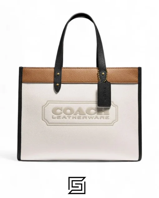 Bags,Leather,Women leather Field Tote 30 In Colorblock With Coach Badge C0777 Coach