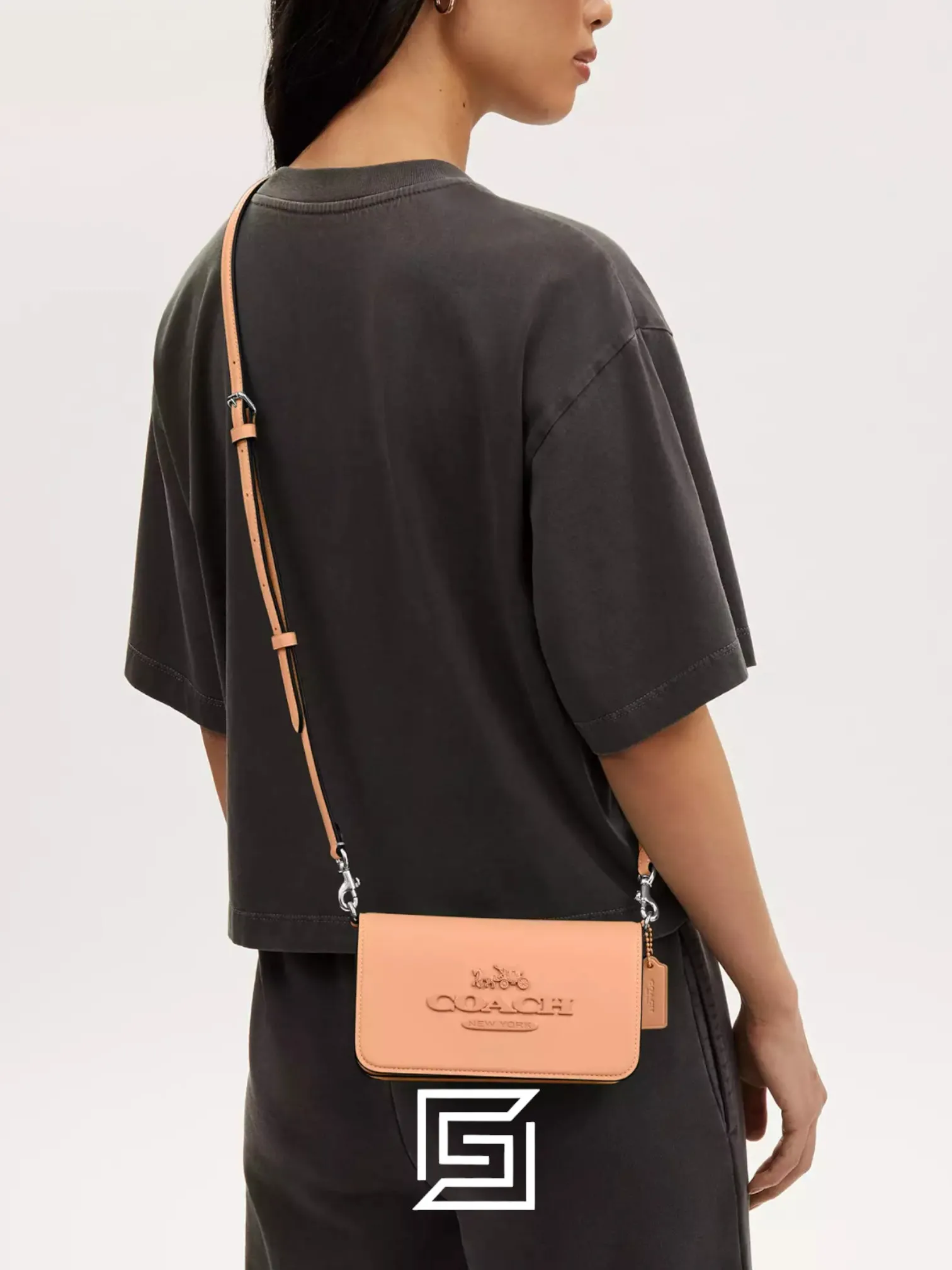 Bags,Leather,Women Toni Crossbody CT778 Orange Coach