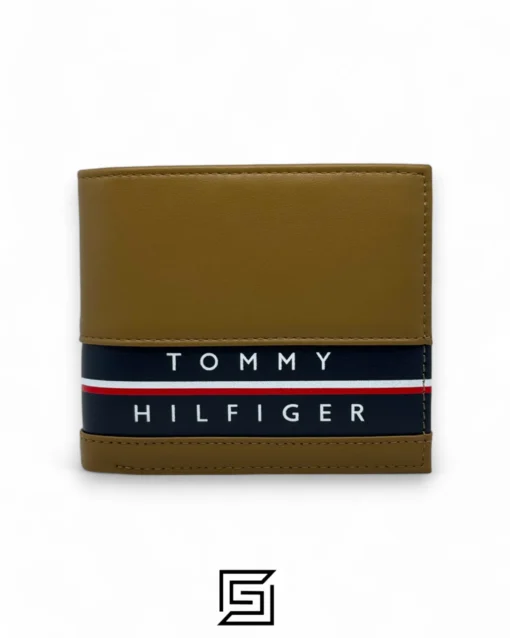 Leather,Wallets,Men wallets TOMMY SINGLE WALLET W TOMMY HILFIGER BIG LOGO WITH LINE/OLIVE Tommy Hilfiger