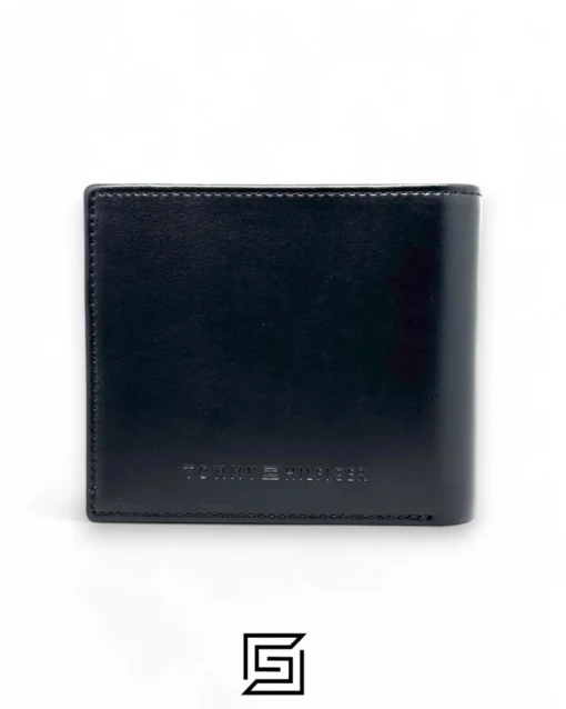 Leather,Wallets,Men Tommy Hilfiger wallets TOMMY SINGLE WALLET W SIGNATURE COLOR METAL LOGO/BLACK Tommy Hilfiger
