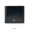 Leather,Wallets,Men wallets TOMMY SINGLE WALLET W TH LOGO PRINT SOFT PATTERN METAL LOGO MIDDILE/BLACK Tommy Hilfiger
