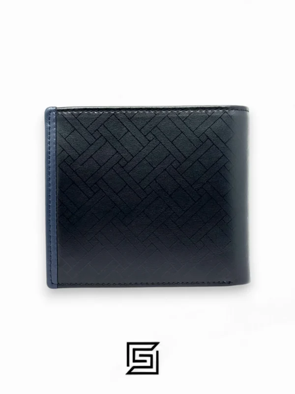 Leather,Wallets,Men wallets TOMMY SINGLE WALLET W TH LOGO PRINT SOFT PATTERN METAL LOGO BLUE LINE IN RIGHT/BLACK Tommy Hilfiger