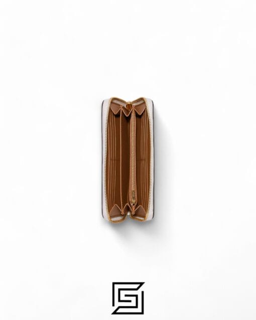 Leather,Wallets,Women Long Zip Around Wallet With Quilting Style No. C4454 Coach