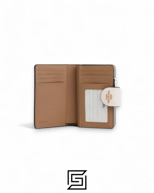 Leather,Wallets,Women Coach Medium Corner Zip Wallet In Signature Canvas With Heart Print CQ146 Coach