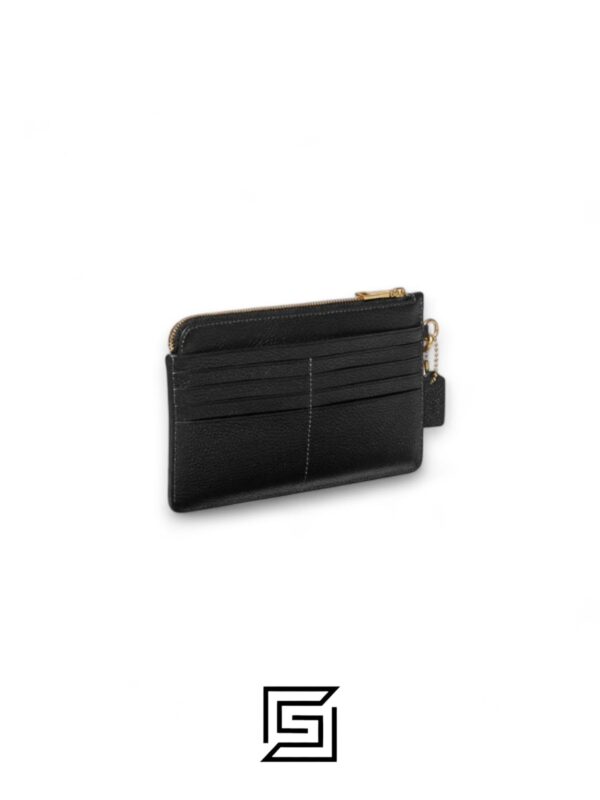 Leather,Wallets,Women L-Zip Wristlet Style No.C8434 Black Coach