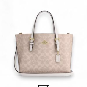 Bags,Leather,Women Mollie Tote Bag 25 In Signature Canvas C4250 Khaki Coach