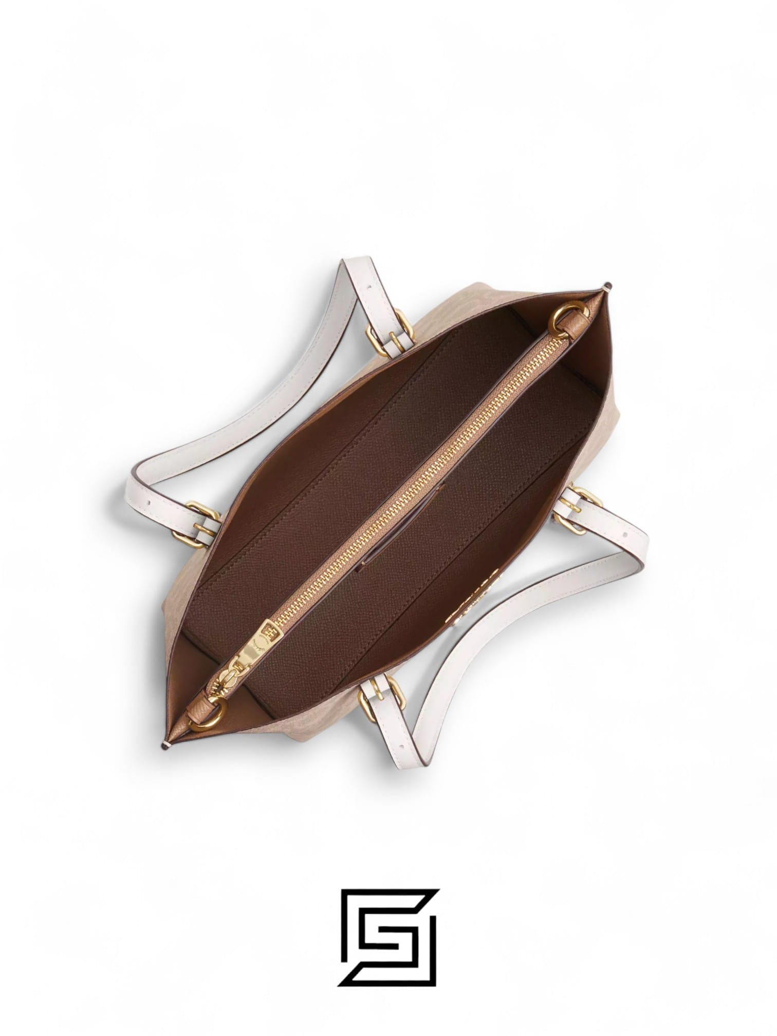 Bags,Leather,Women Mollie Tote Bag 25 In Signature Canvas C4250 Khaki Coach