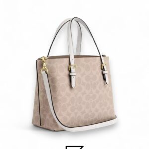 Bags,Leather,Women Mollie Tote Bag 25 In Signature Canvas C4250 Khaki Coach