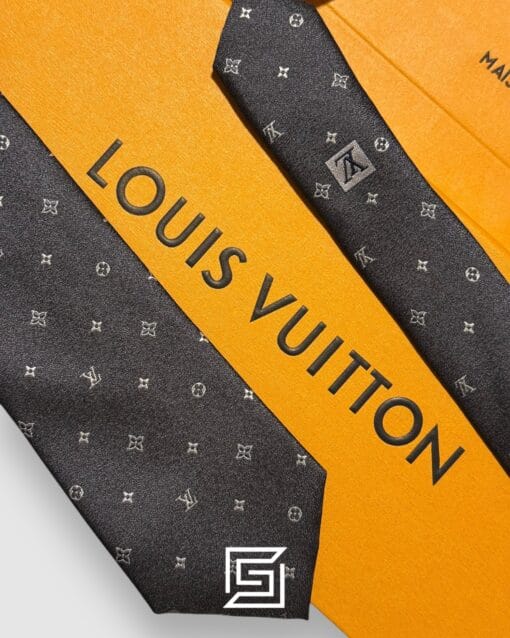 Ties Louis Vuitton - Grey LV Big Pattern Louis Vuitton