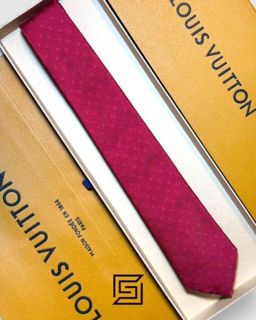 Ties Louis Vuitton - Red LV Big Pattern Louis Vuitton