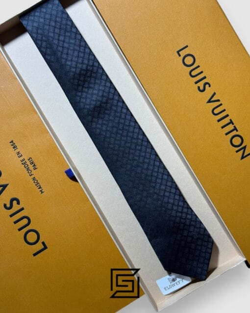 Ties Louis Vuitton - Black With Engraved Bambo Pattern Louis Vuitton