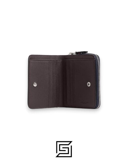 Leather,Wallets,Women Billfold Wallet With Strawberry Print CT908 Black Coach