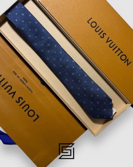 Ties Louis Vuitton - Blue LV Big Pattern Louis Vuitton