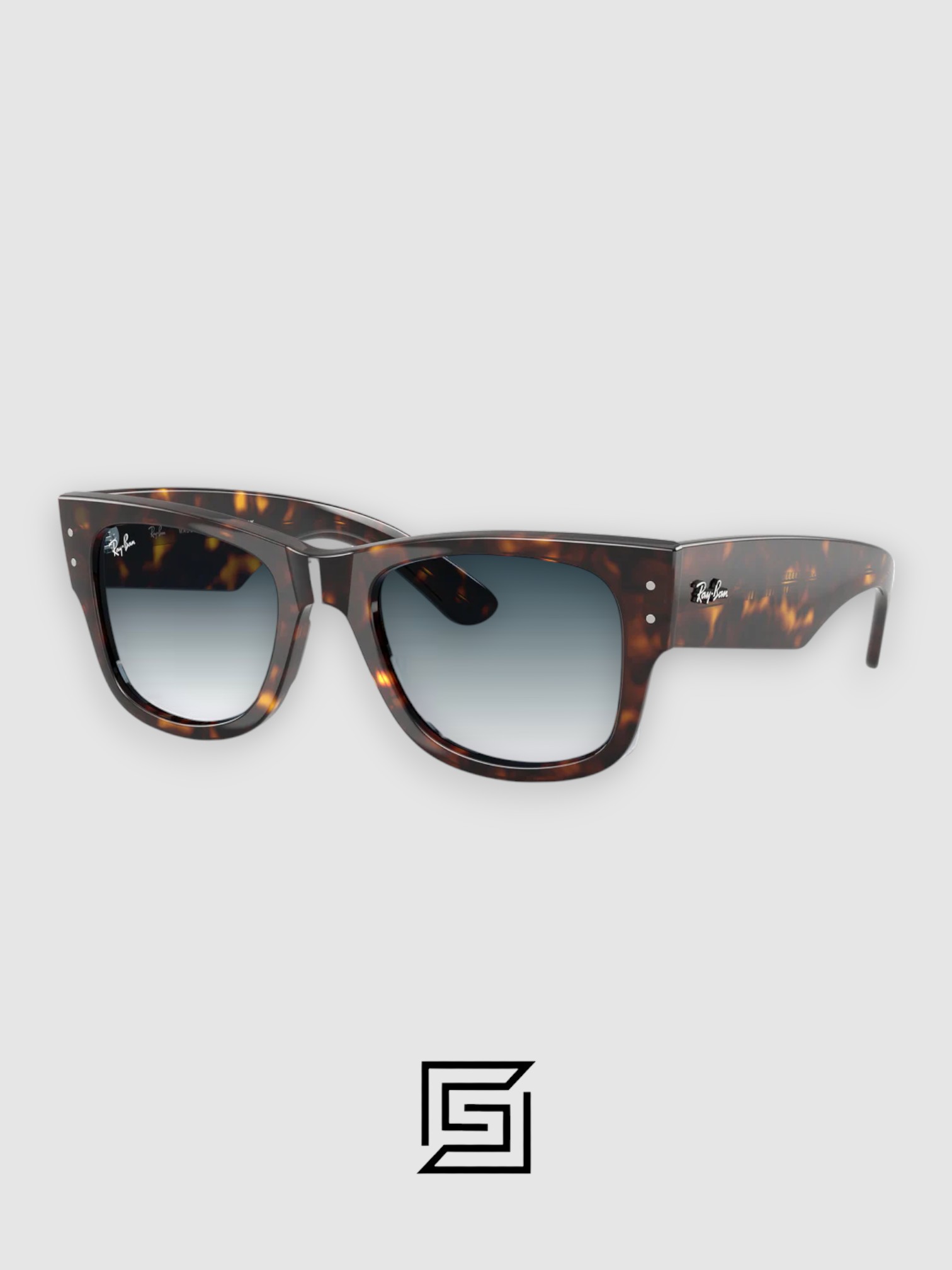 ⁦Ray Ban RB0840 MEGA WAYFARER Sunglasses Unisex⁩ - الصورة ⁦3⁩