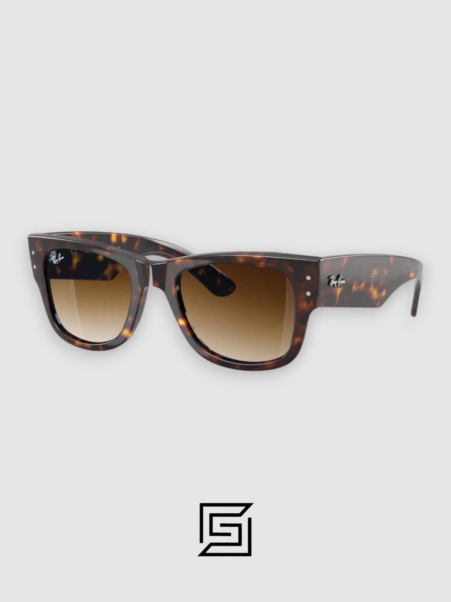 ⁦Ray Ban RB0840 MEGA WAYFARER Sunglasses Unisex⁩ - الصورة ⁦2⁩