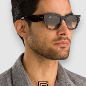 ⁦Ray Ban RB0840 MEGA WAYFARER Sunglasses Unisex⁩ - الصورة ⁦6⁩