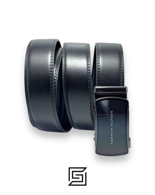 Belts,Leather,Men,Wallets,Men TOMMY SET BELT AND WALLET BLACK WALLET WITH LOGO ON RIGHT BLACK SOLID BELT Tommy Hilfiger