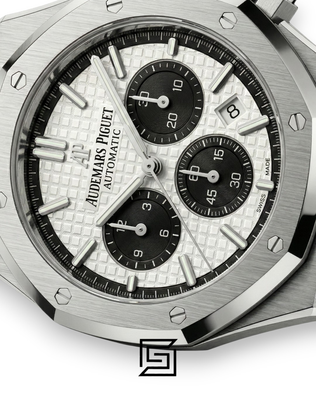 Audemars Piguet Royal Oak Chronograph – Panda Dial – Stainless Steel – Japanese Quartz - Image 2