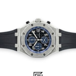 Audemars Piguet Royal Oak Offshore Chronograph – Black Dial – Rubber Strap – Japanese Quartz - Image 3