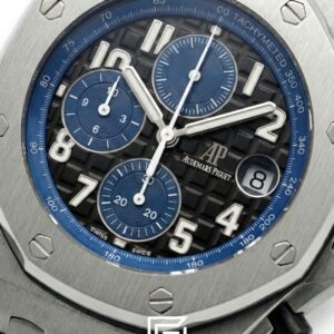 Audemars Piguet Royal Oak Offshore Chronograph – Black Dial – Rubber Strap – Japanese Quartz - Image 2