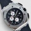ROYAL OAK OFFSHORE j03168-R/BLACK - HALF WHITE- Silver