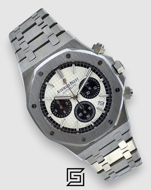 ROYAL OAK MEN FW0058-M/SILVER X WHITE WITH BLACK COUNTERS