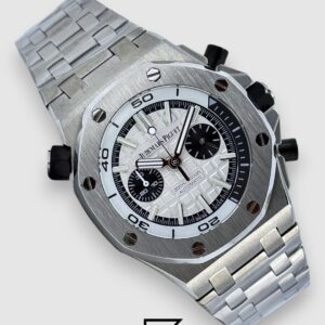 ⁦ROYAL OAK OFFSHORE j03168 2 COUNTERS-M/SILVER - WHITE⁩ - الصورة ⁦3⁩