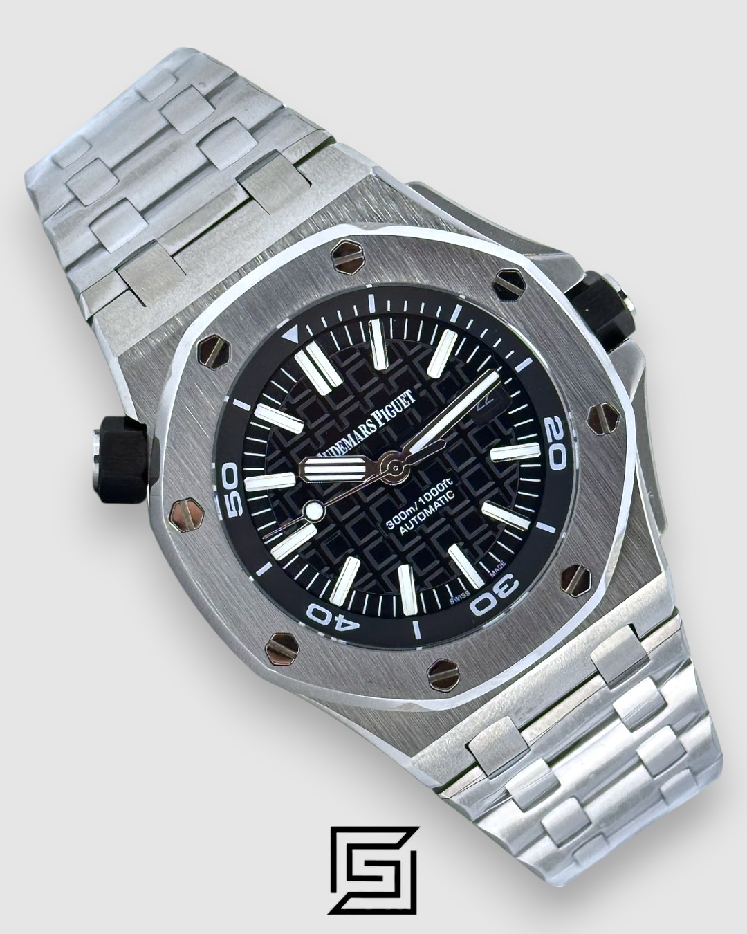 ROYAL OAK OFFSHORE j03168 AUTOMATIC FLAT-M/SILVER - BLACK - Image 1